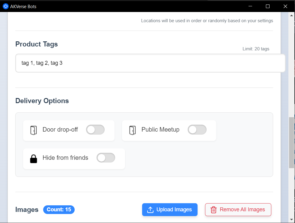 Account Workflows Feature